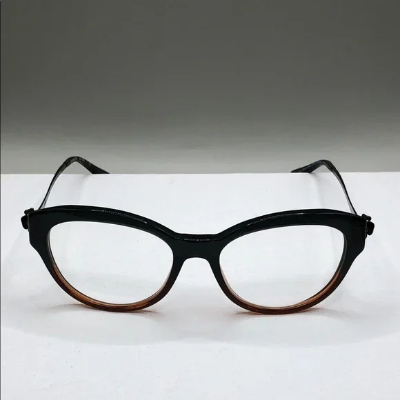 Coach Black Amber Glitter Gradient Frame Glasses HC6093 5490 52-17-135 Cat Eye - Picture 3 of 10